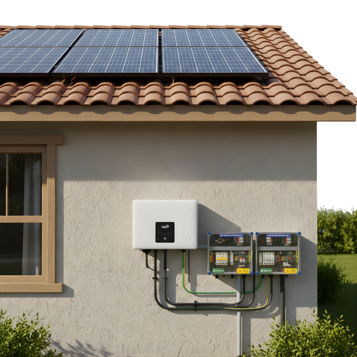 S series solar inverter installation